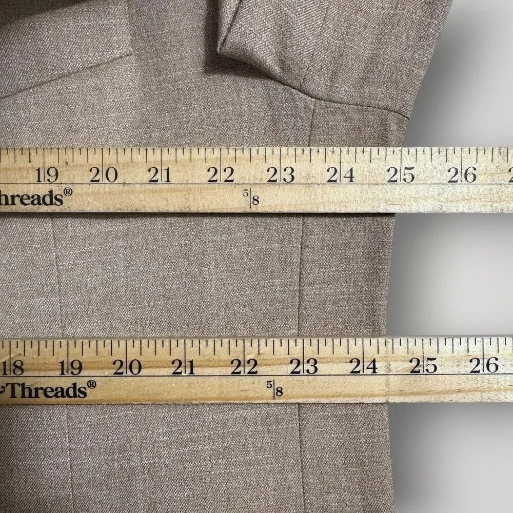RALPH LAUREN Mens Blazer 50R Unstructured Sport Coat Two Button Jacket Tan Suits